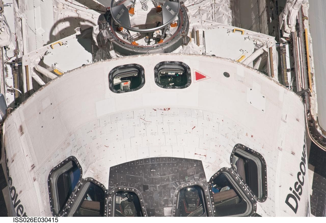 Mapping Sequence performed during the STS-133 R-Bar Pitch Maneuver