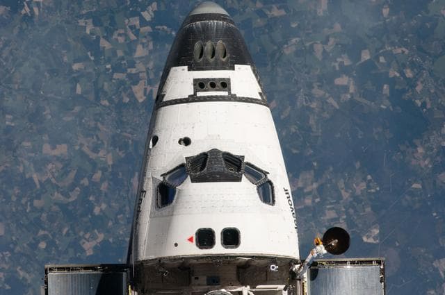 Mapping Sequence performed during the STS-134 R-Bar Pitch Maneuver