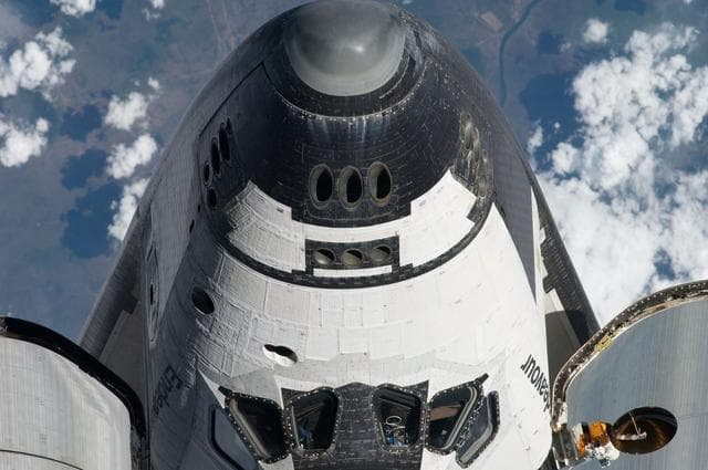 Mapping Sequence performed during the STS-134 R-Bar Pitch Maneuver