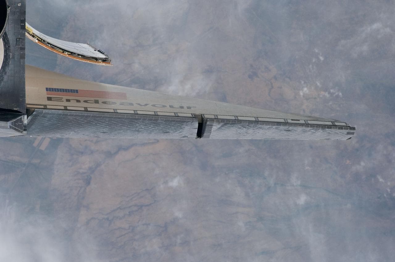 Mapping Sequence performed during the STS-134 R-Bar Pitch Maneuver