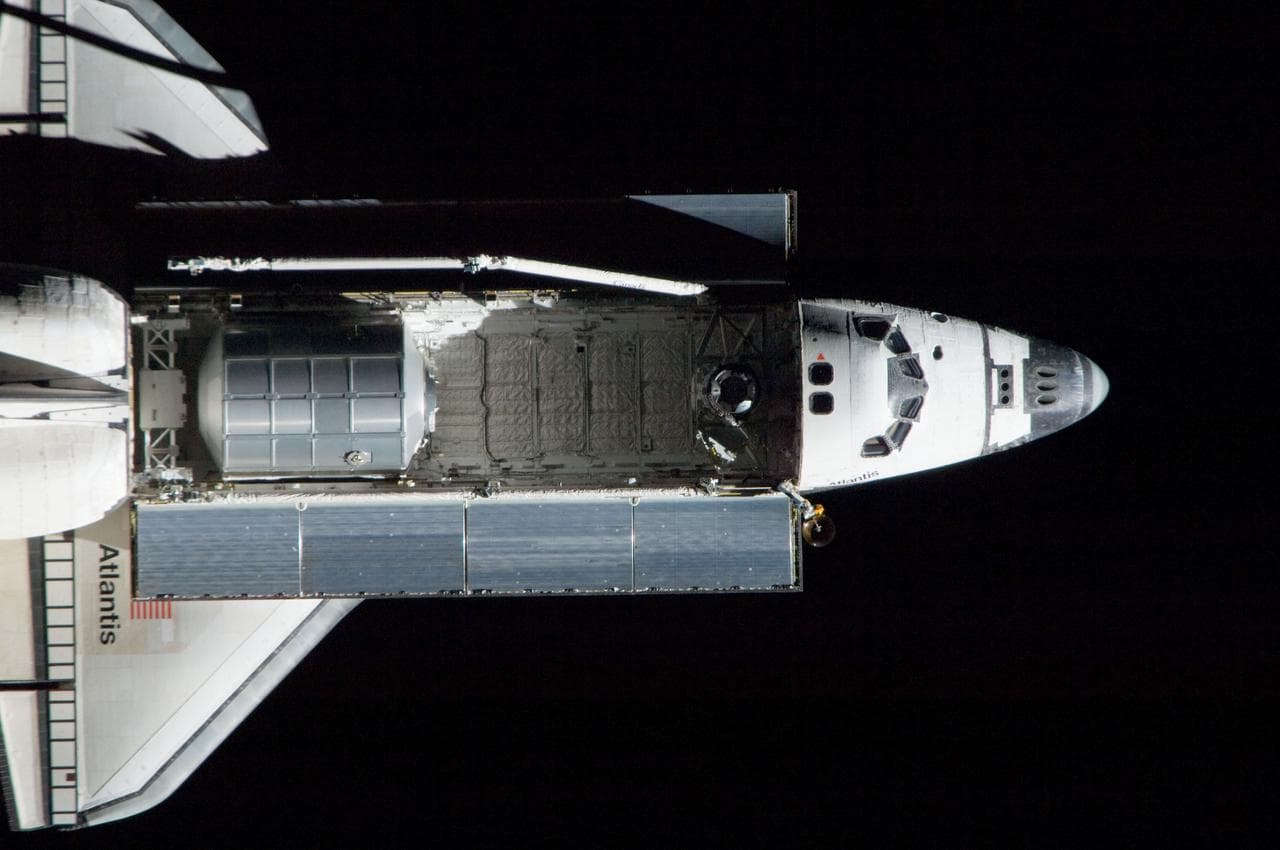 Mapping Sequence performed during the STS-135 R-Bar Pitch Maneuver