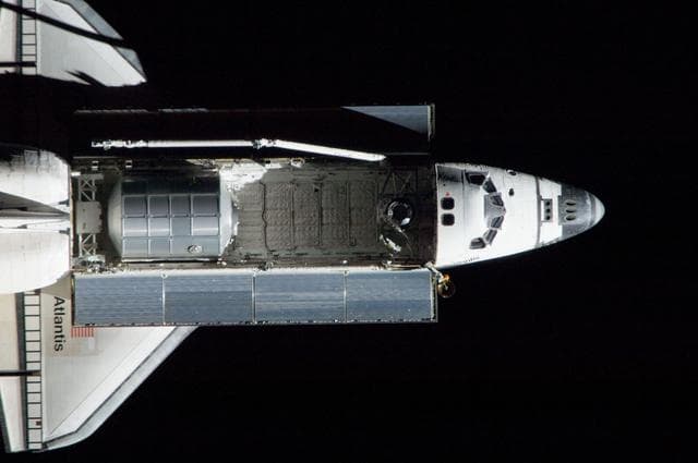 Mapping Sequence performed during the STS-135 R-Bar Pitch Maneuver