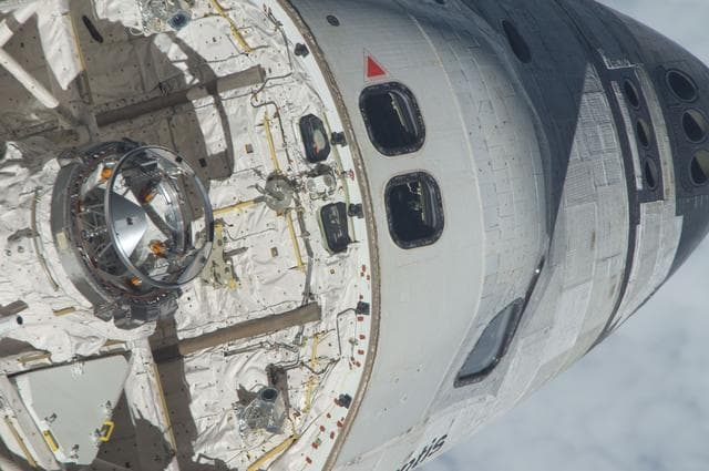 Mapping Sequence performed during the STS-135 R-Bar Pitch Maneuver