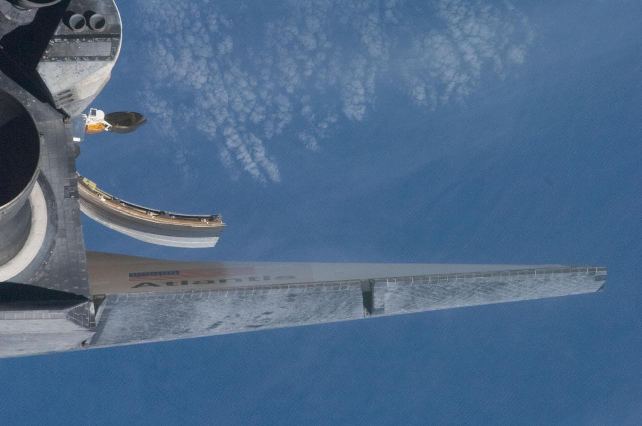 Mapping Sequence performed during the STS-135 R-Bar Pitch Maneuver