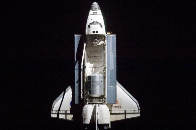 Mapping Sequence performed during the STS-135 R-Bar Pitch Maneuver