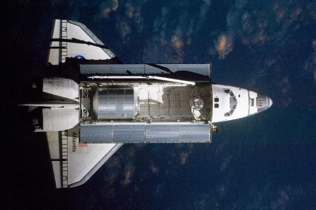 Mapping Sequence performed during the STS-135 R-Bar Pitch Maneuver