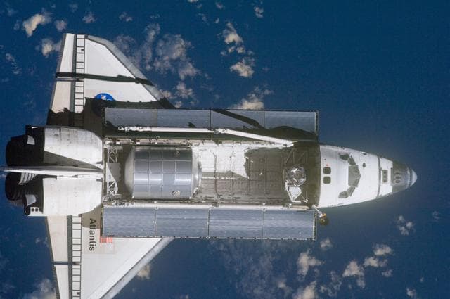 Mapping Sequence performed during the STS-135 R-Bar Pitch Maneuver