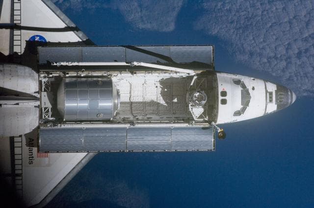 Mapping Sequence performed during the STS-135 R-Bar Pitch Maneuver