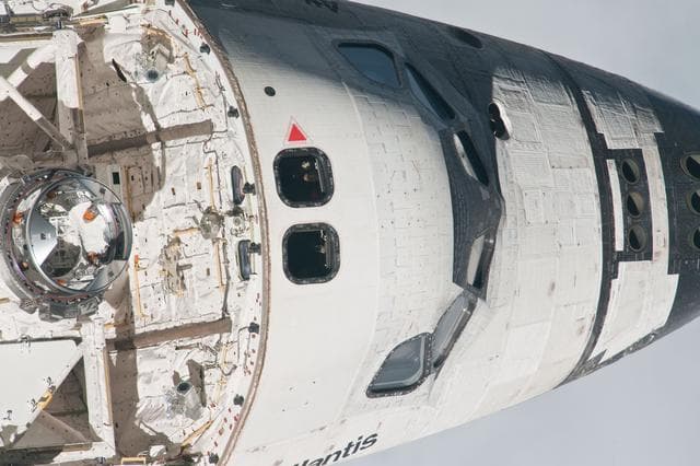 Mapping Sequence performed during the STS-135 R-Bar Pitch Maneuver