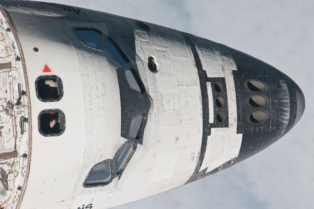 Mapping Sequence performed during the STS-135 R-Bar Pitch Maneuver