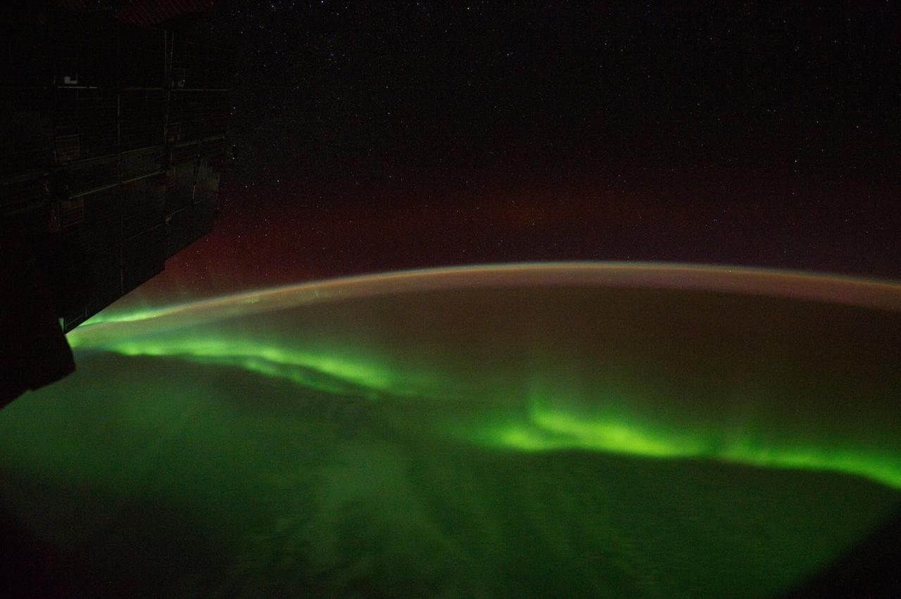 Aurora Australis view taken by the Expedition 29 crew