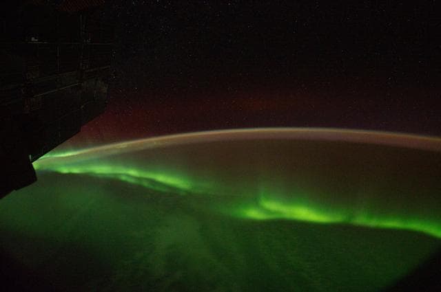 Aurora Australis view taken by the Expedition 29 crew