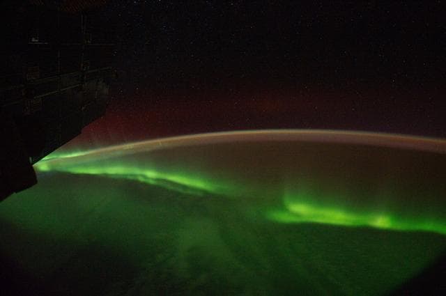 Aurora Australis view taken by the Expedition 29 crew
