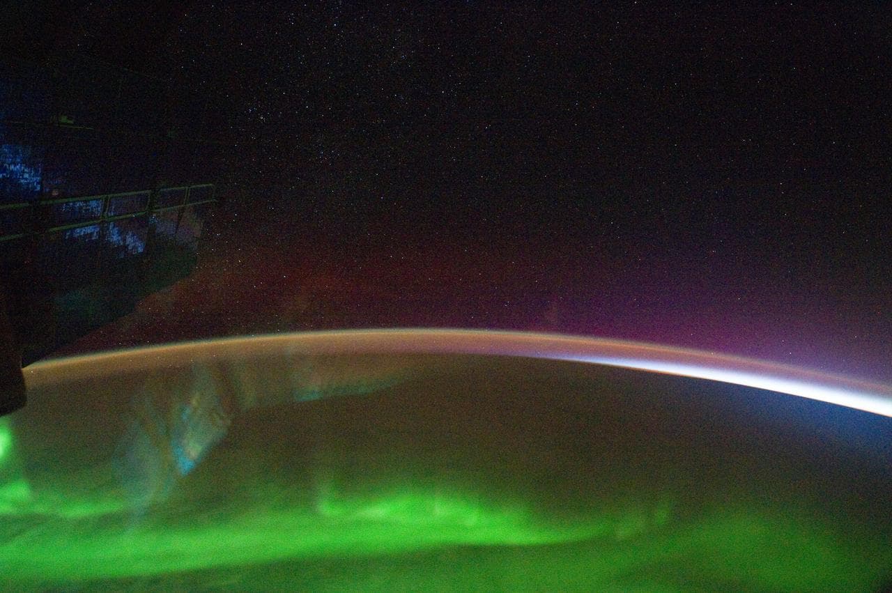 Aurora, australis, airglow