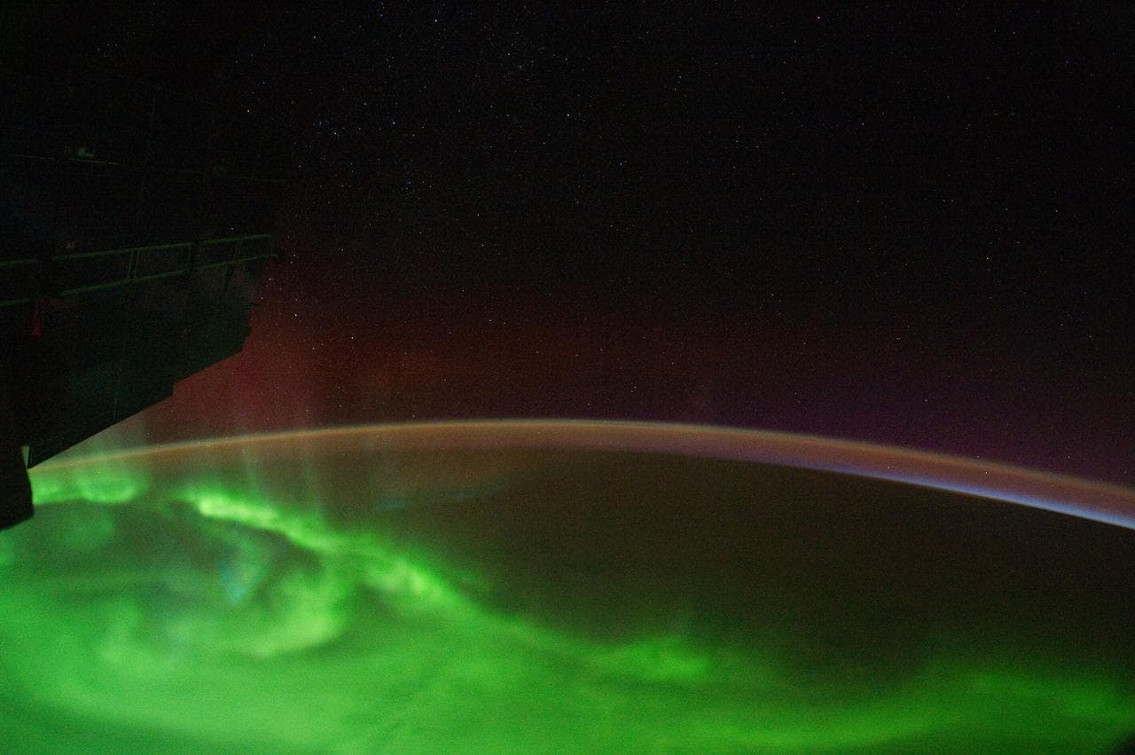 Aurora, australis, airglow
