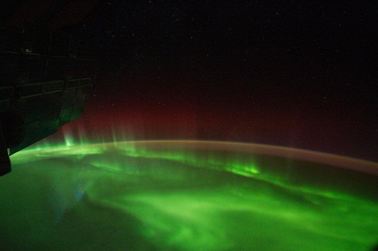 Aurora, australis, airglow