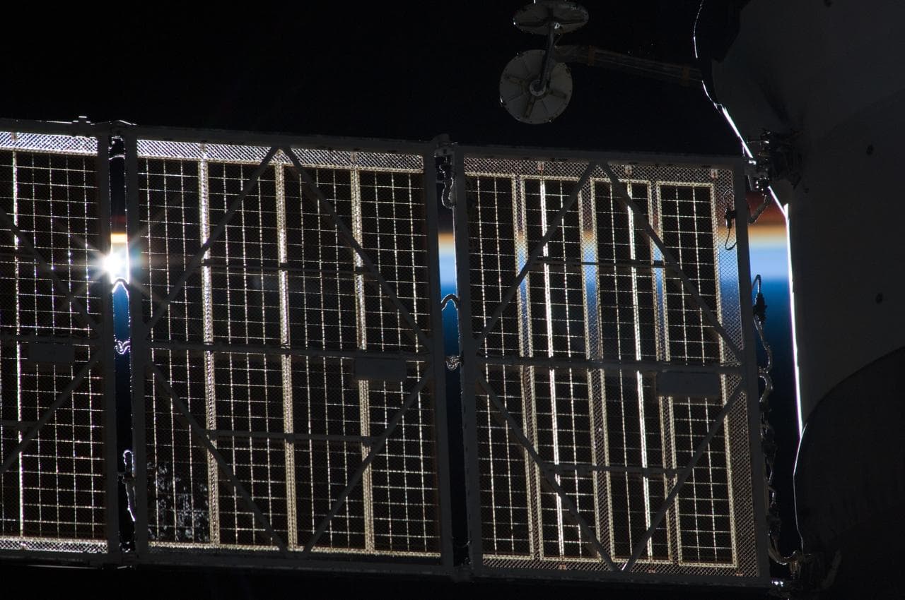 Solar Array on Russian Spacecraft
