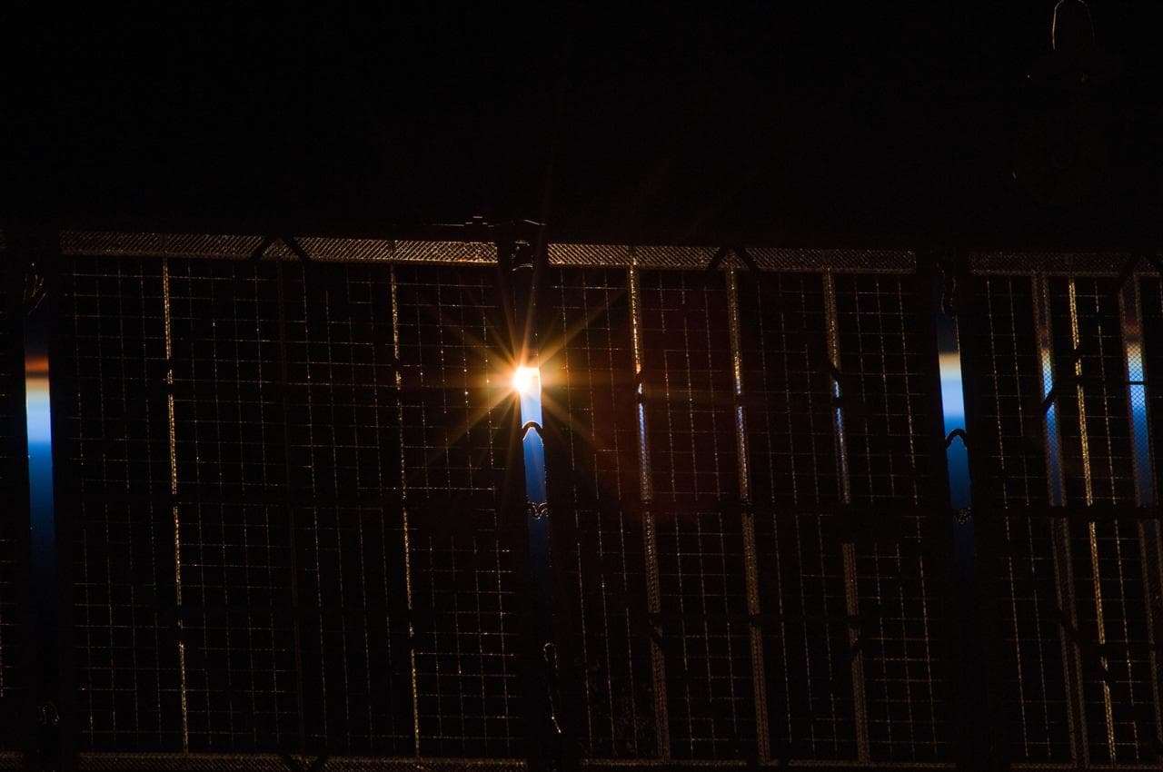 Solar Array on Russian Spacecraft
