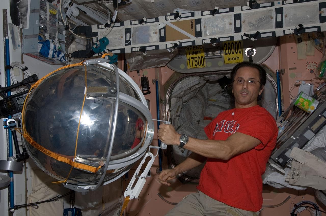 Acaba with Sfera satellite in Node 1