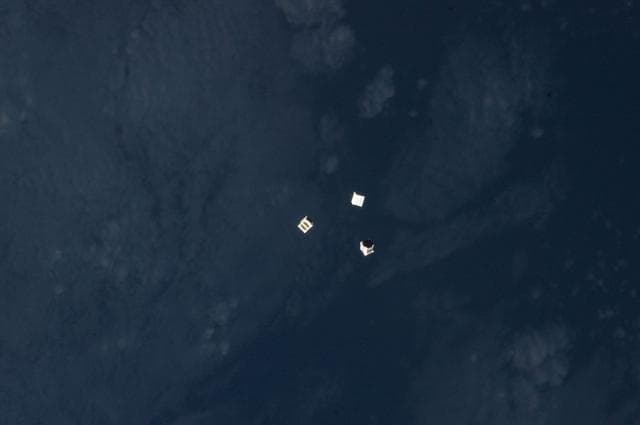 JEMRMS Small Satellite Deployment Observation