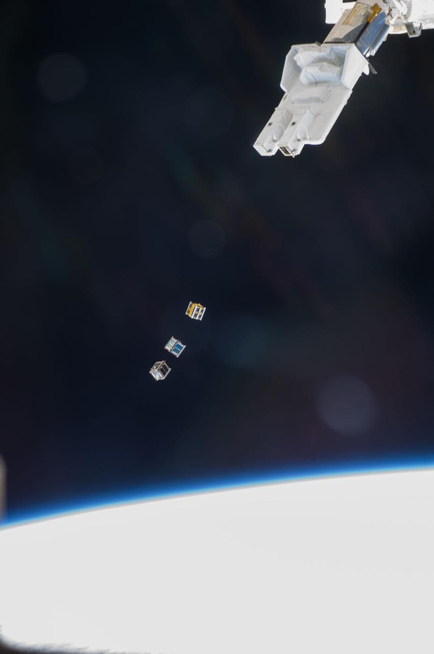 Small Cube Satellite Deploy