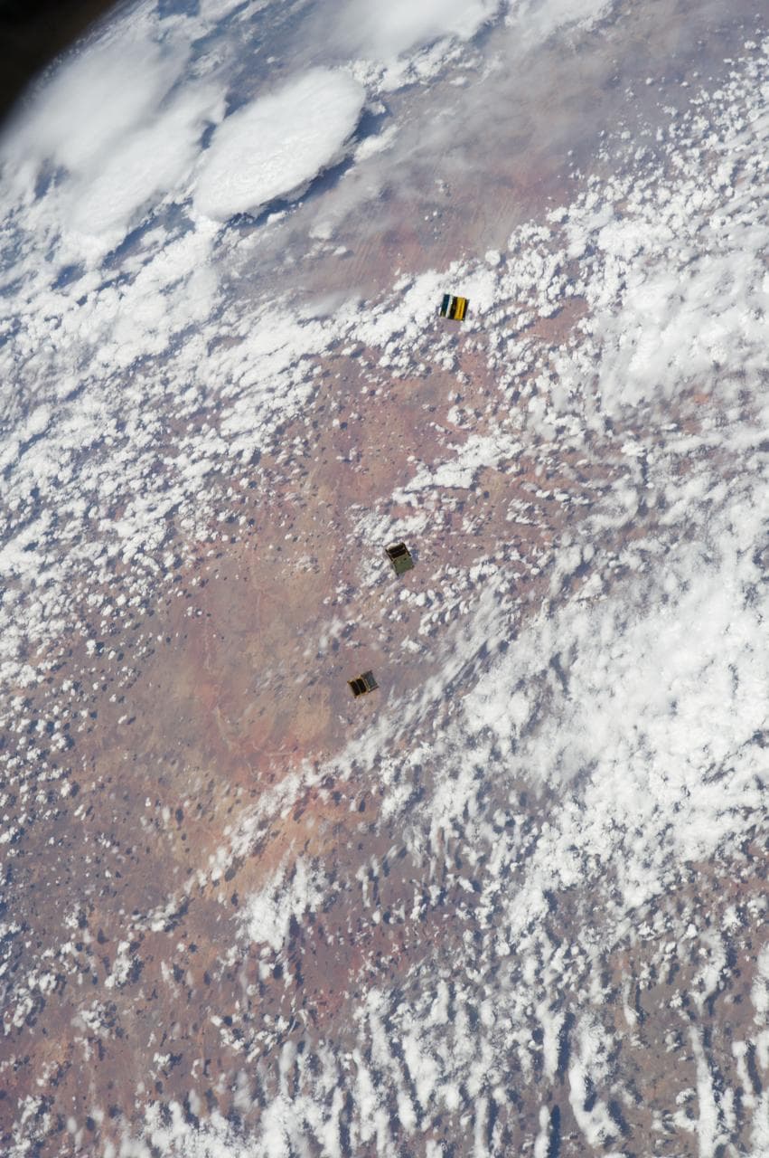 Small Cube Satellite Deploy