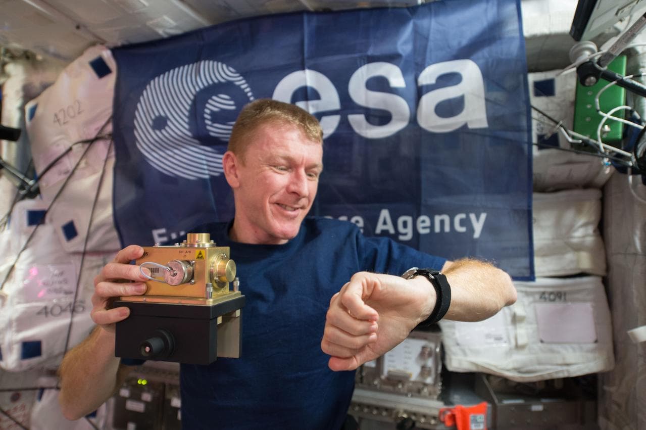 Peake in Columbus with sensor