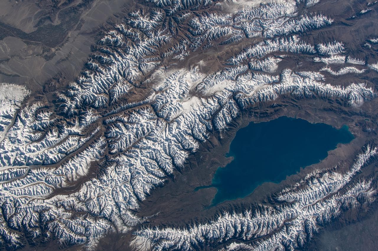 Issyk, lake, central