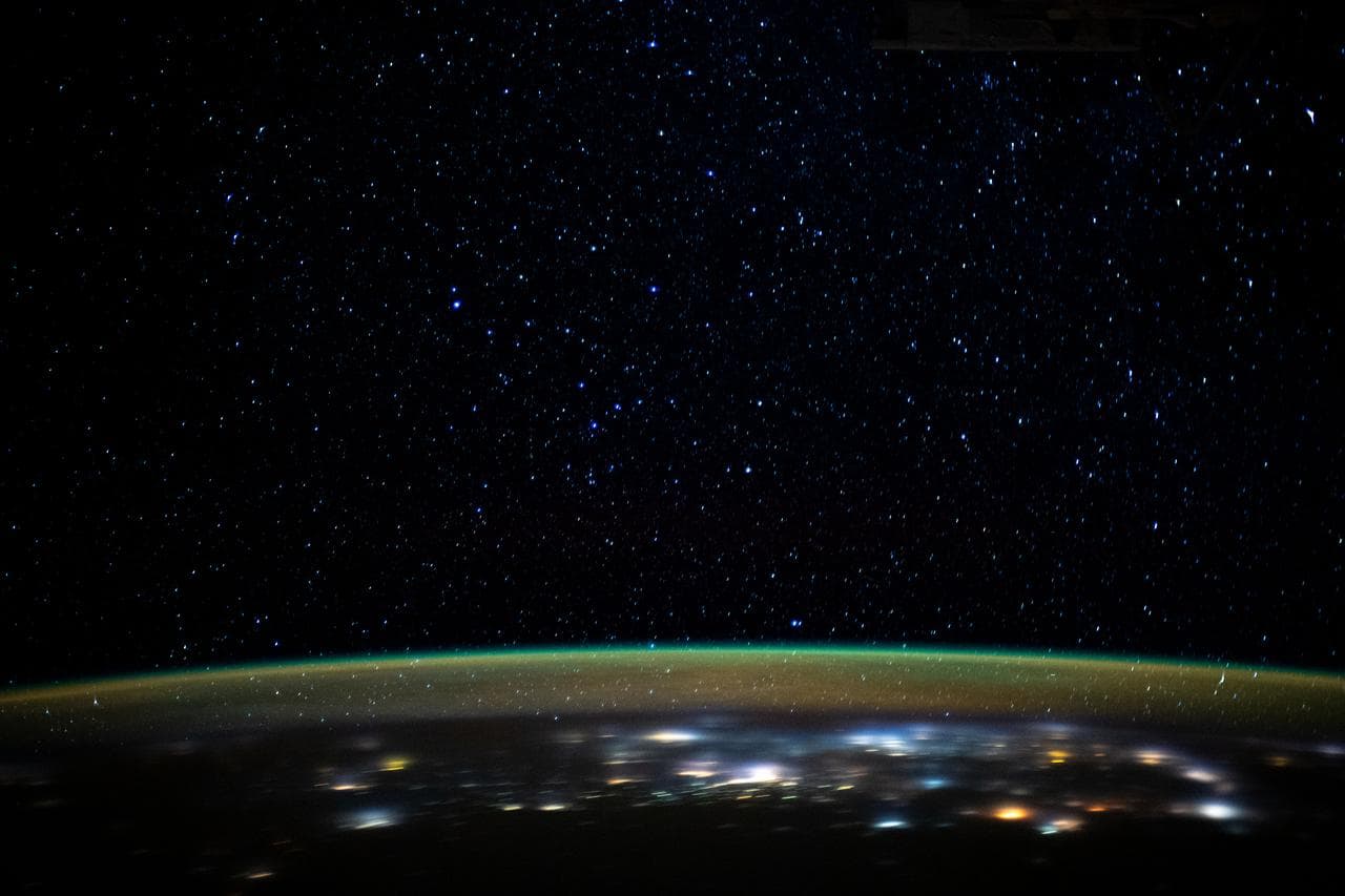 Stars, glitter, night