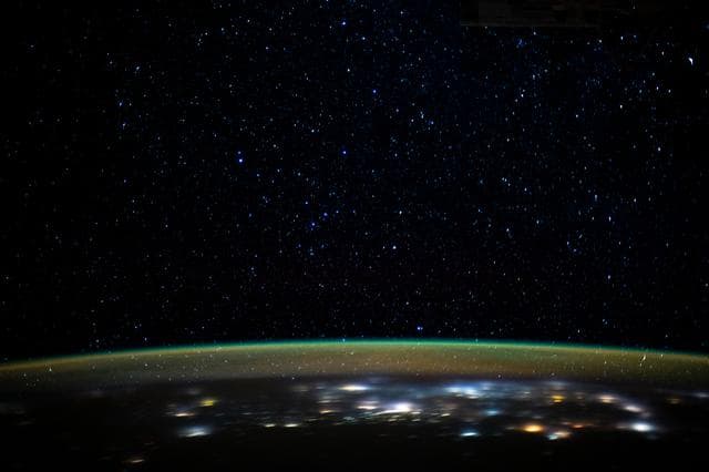 Stars, glitter, night