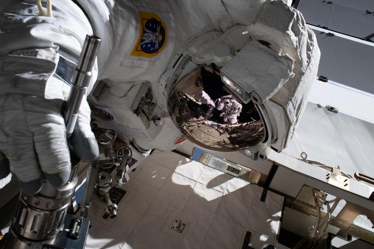 Reflection, astronaut, jessica