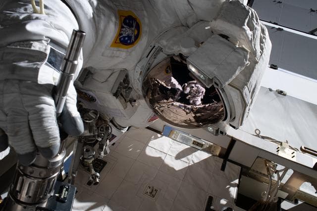 Reflection, astronaut, jessica