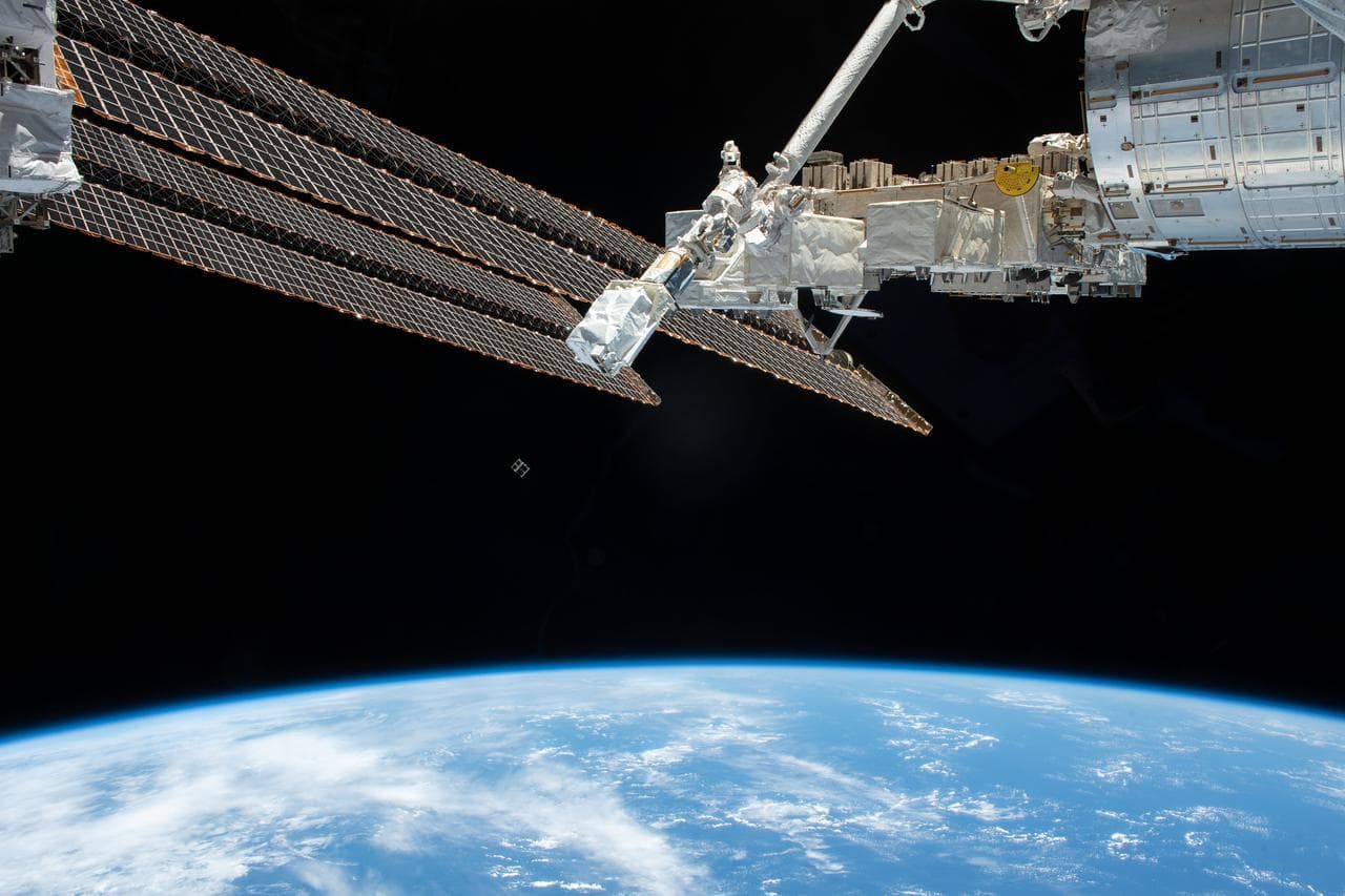 JEMRMS Small Satellite Deployment Observation