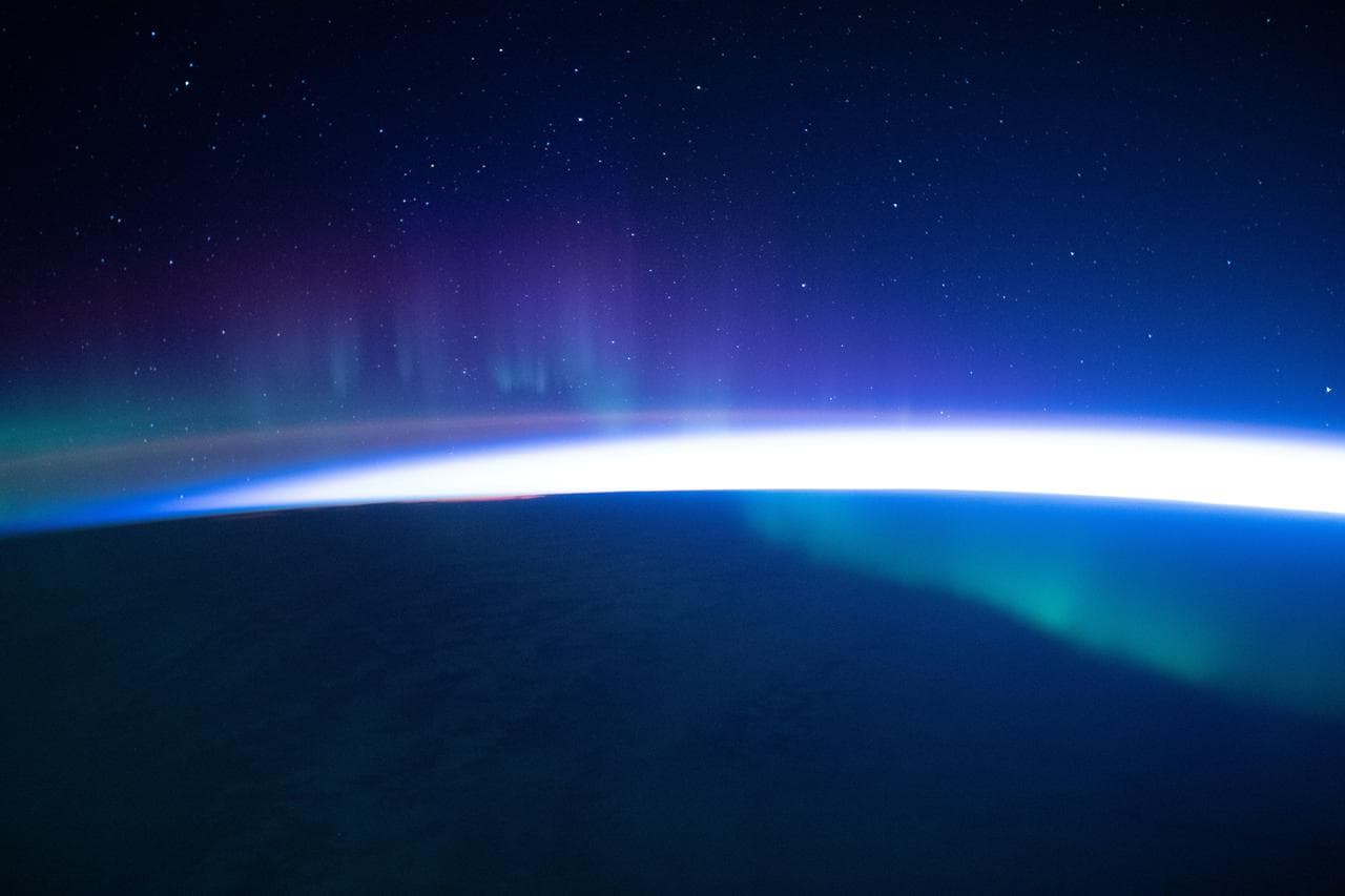 Faint, aurora, beneath
