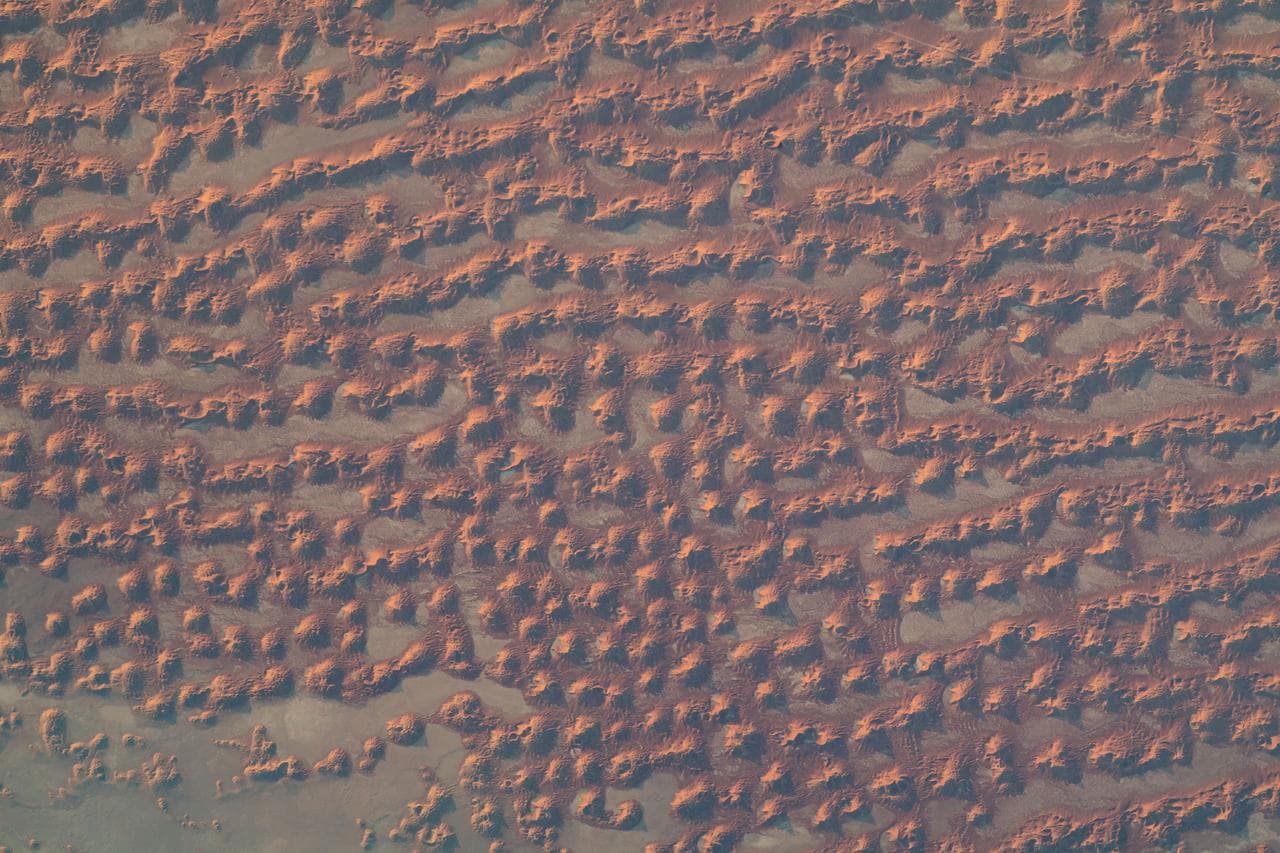 Sand dunes along the Saudi Arabia-Oman border
