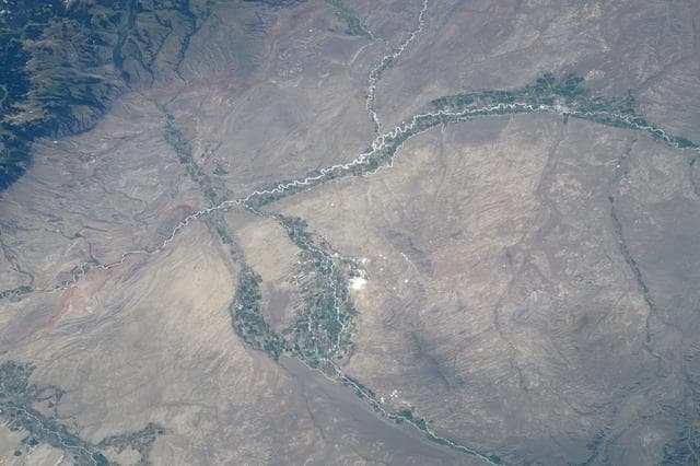 June, towns, farmland