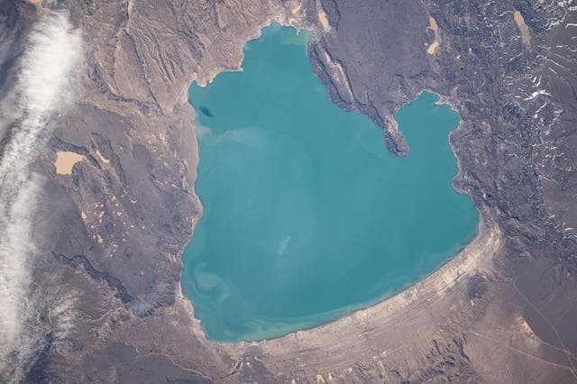 Lake Cardiel in Argentina