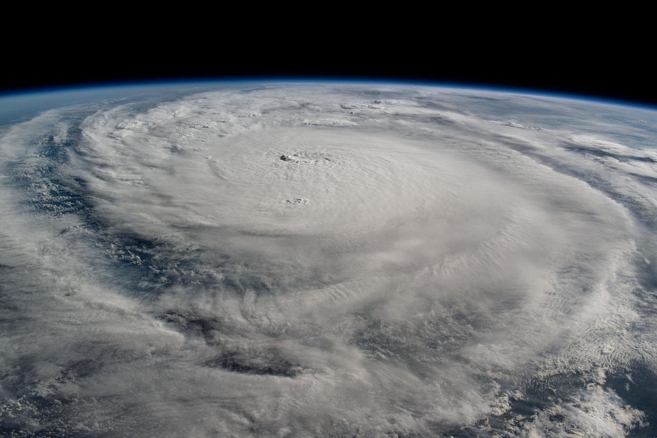 Hurricane Milton is pictured in the Gulf of Mexico
