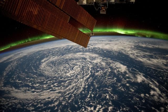 Clouds, swirl, gulf