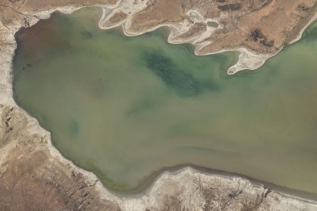 Lake Poopó in Bolivia's Andean Plateau