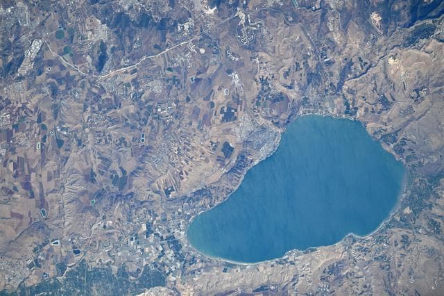 Israel's Sea of Galilee, the lowest freshwater lake in the world