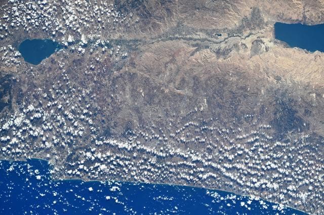 The Sea of Galilee and the Dead Sea are connected by the Jordan River