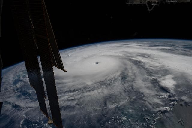 Category 5 Hurricane Melissa is pictured in the Caribbean Sea