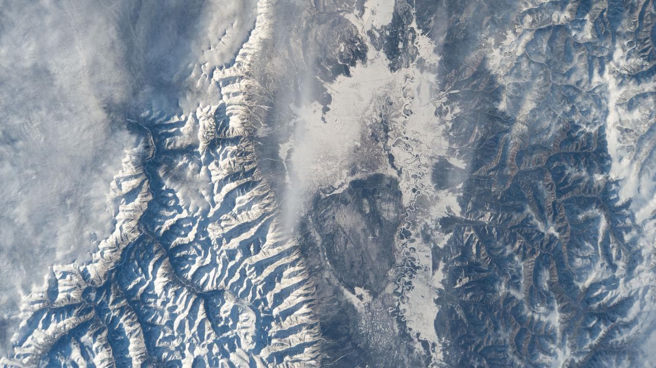 Frozen, irkut, river