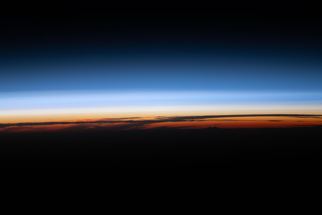Sunset, earth, horizon