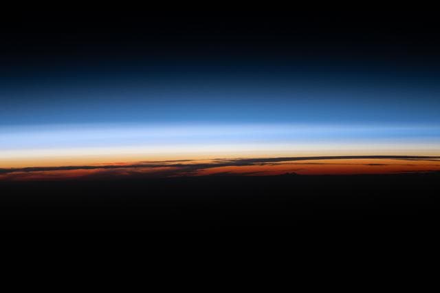 Sunset, earth, horizon