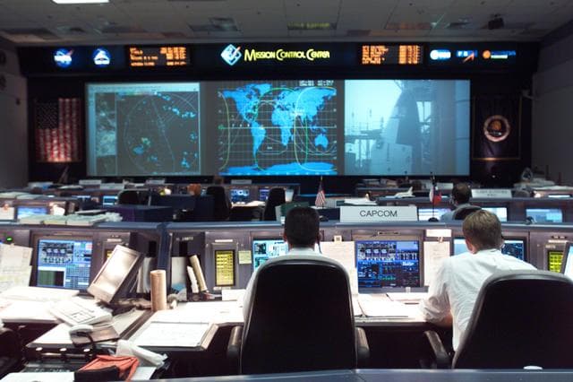Mission, control, center