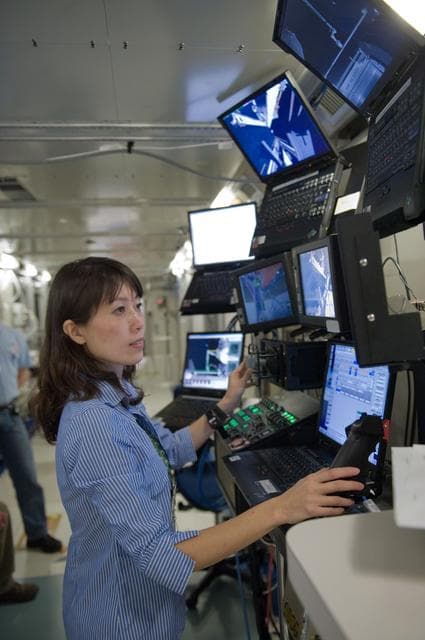 STS-131 crew member and JAXA astronaut Naoko Yamazaki