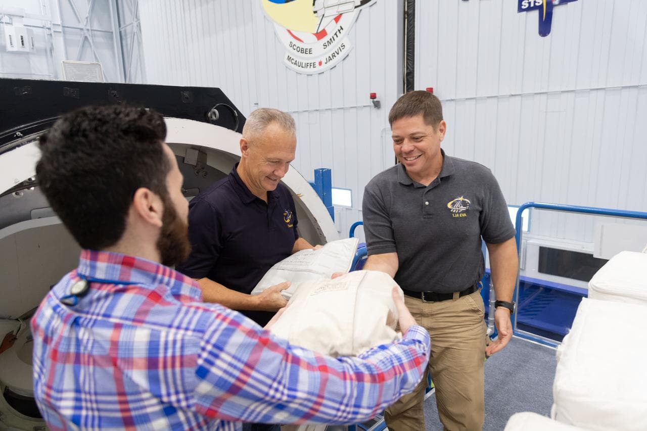 CCP Astronauts - ISS Ingress Egress Training in SVMF