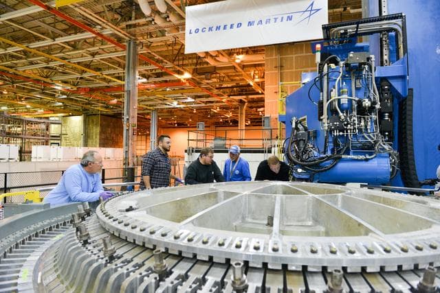 Welding Orion's Exploration Mission-2 Crew Module